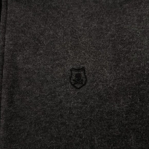 The Kooples Sport Reversible Windbreaker Hoodie Jacket Zip Up Mens Medium Black - Picture 9 of 11